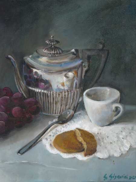 Tè d'argento e merletti